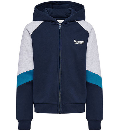 Hummel Kapuzenpullover - hmlJR - m. Reißverschluss - Dress Blues