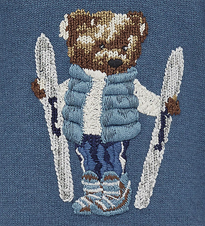 Moncler Blouse - Knitted - Medium+ Blue w. Soft Toy