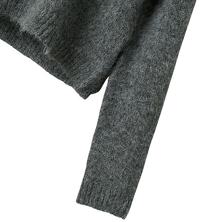 LMTD Blússa - Prjónað - NlfNulo - Dark Grey Melange