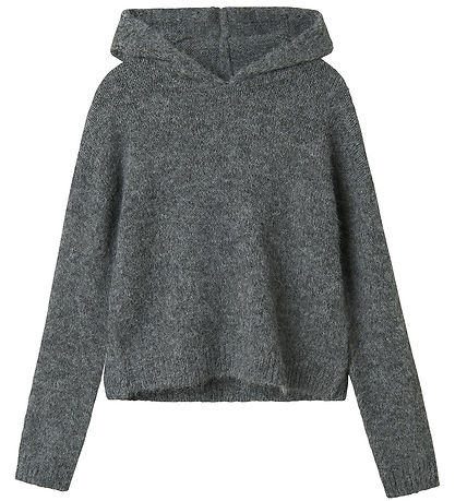 LMTD Blússa - Prjónað - NlfNulo - Dark Grey Melange