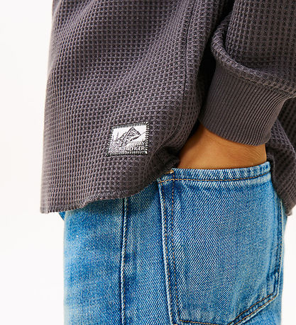 Tommy Hilfiger Bluse - Strick - Washed BlackGREY
