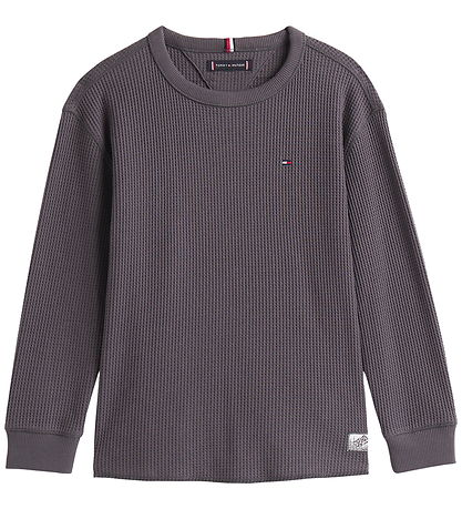 Tommy Hilfiger Bluse - Strick - Washed BlackGREY