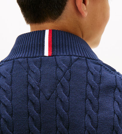 Tommy Hilfiger Zip-Pullover - Dark Nacht Marineblau