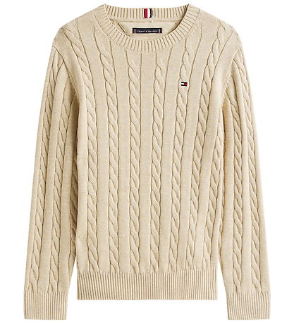 Tommy Hilfiger Bluse - Strick - Malted Milk HeatherBROWN