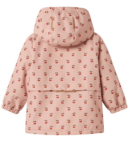Lil' Atelier Winter Coat - NmfLasnow10 - Misty Rose/Cherry