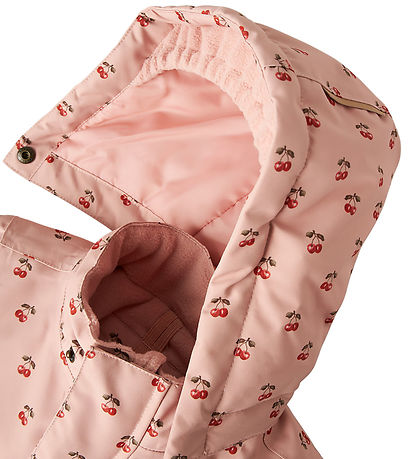 Lil' Atelier Winter Coat - NmfLasnow10 - Misty Rose/Cherry
