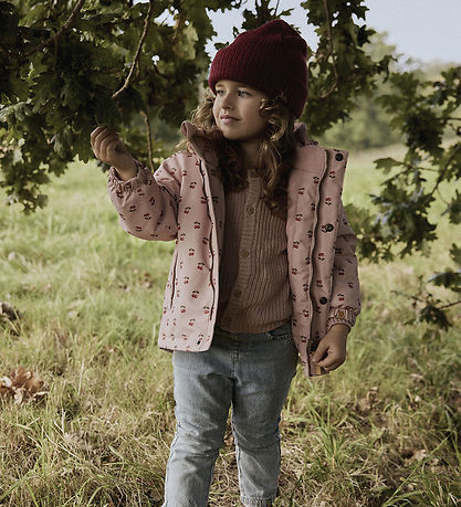 Lil' Atelier Winter Coat - NmfLasnow10 - Misty Rose/Cherry