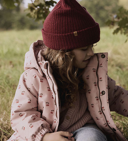 Lil' Atelier Winter Coat - NmfLasnow10 - Misty Rose/Cherry