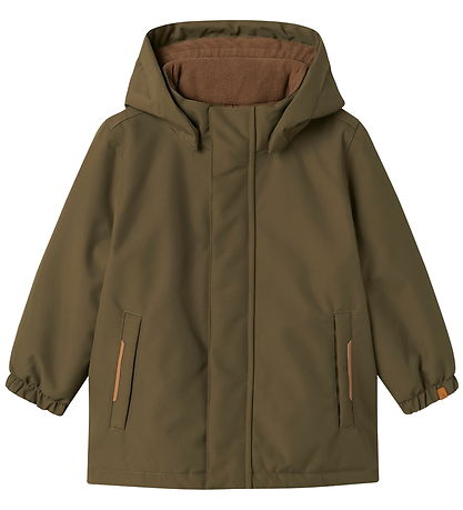 Lil' Atelier Winter Coat - NmmLasnow10 - Solid - Sea Turtle