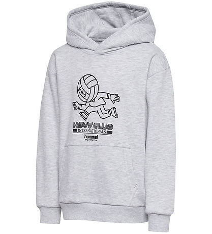 Hummel Kapuzenpullover - HmlJR - Kopfball - Light Grey Melange
