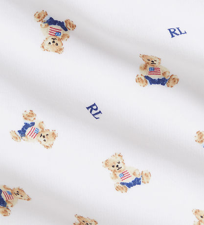 Polo Ralph Lauren Gift Box - Bodysuit/Teething Bib/Beanie - Whit
