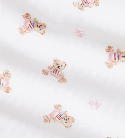 Polo Ralph Lauren Gift Box - Bodysuit/Teething Bib/Beanie - Whit