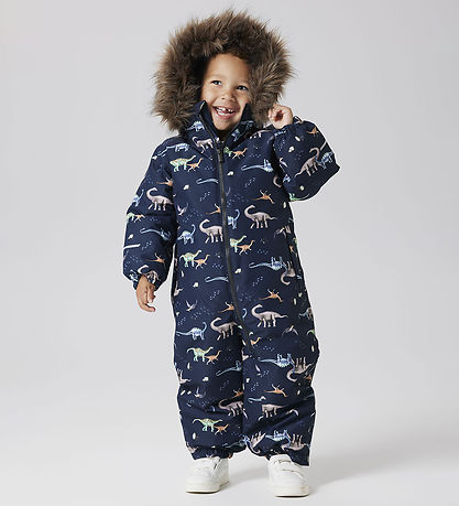 Name It Snowsuit - Noos - NmmSnow - w. Flecce - w. Fur - Dar