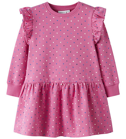 Name It Dress - NmfOeana - Pink Power