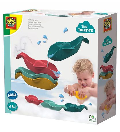 SES Creative Bath Toy Fish in a Row KW GR