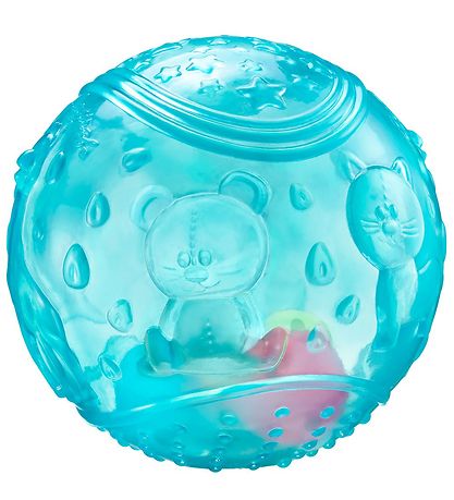Balle Sensorielle Sophie la Girafe - 12 cm - Turquoise Transpare