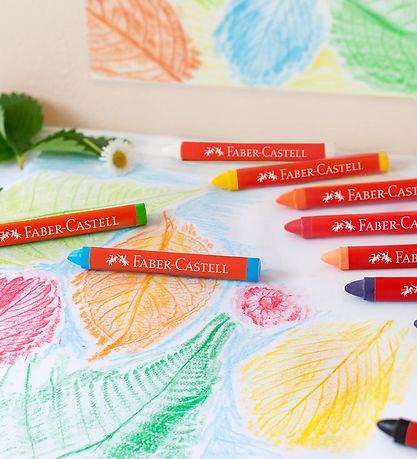 Faber-Castell Vaxlitir - Þríhyrningslaga - 24 Stk. - Multi