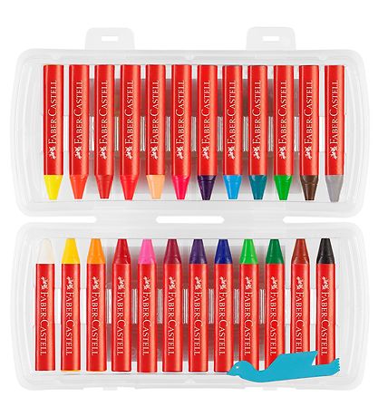 Faber-Castell Vaxlitir - 24 Stk. - Multi
