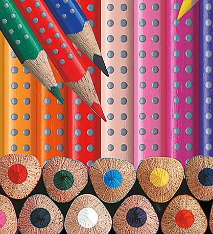 Faber-Castell Buntstifte m. Bleistift Anspitzer - 15 st. - Multi