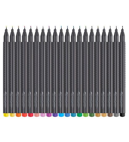 Faber-Castell Tússlitir - Fineliner - 20 Stk. - Multi