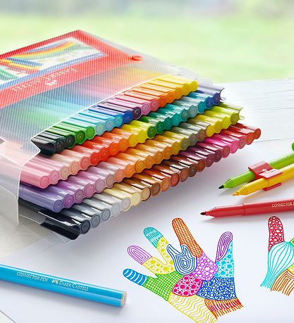 Faber-Castell Markers - Connector Case - 80 pcs. - Multi