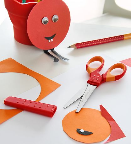 Faber-Castell Scissor - Ergonomic - Red