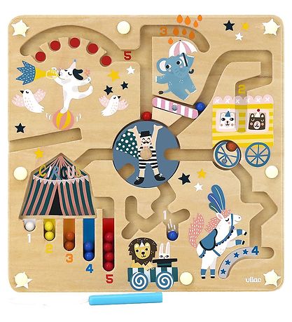 Vilac Aktivitetsleksak - Trä- Cirkus