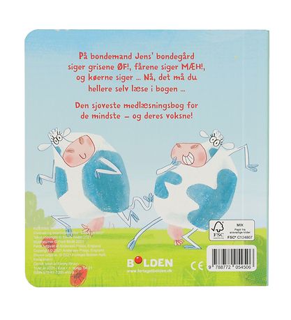Forlaget Bolden Book - Cows say MOO! - Danish