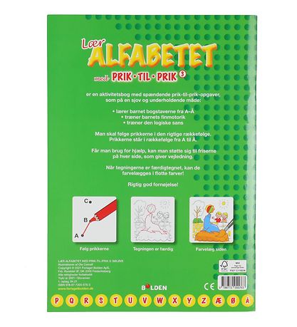 Forlaget Bolden Activity Book - Learn the Alphabet with Dot to D