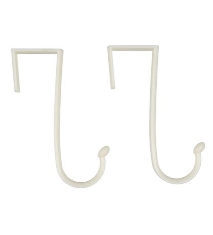 3 Sprouts Hooks For Wall Storage w. Pockets - 2 pcs - White