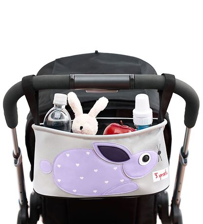 3 Sprouts Pram Organiser - 32x15x13 - Rabbit