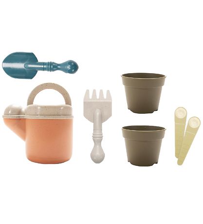Dantoy BIO Plastic Plant Set - 7 parts - Multicoloured