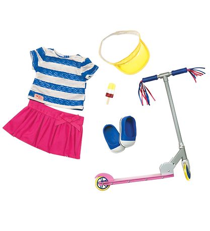 Our Generation Dockkläder - Deluxe Sparkcykel