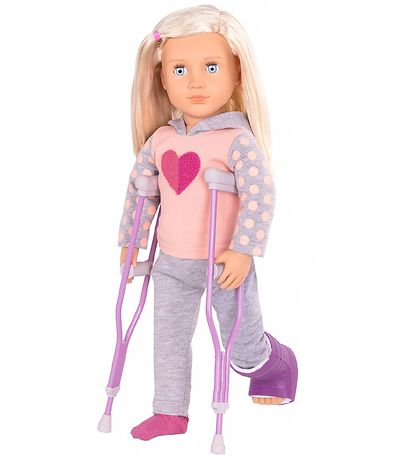 Our Generation Docka - 46 cm - Martha på kryckor