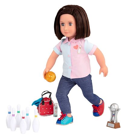 Our Generation Doll Accessories - Retro Bowling Set