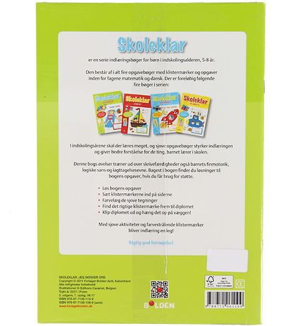 Forlaget Bolden Book w. Stickers - Skoleklar: Jeg Skriv - Danish