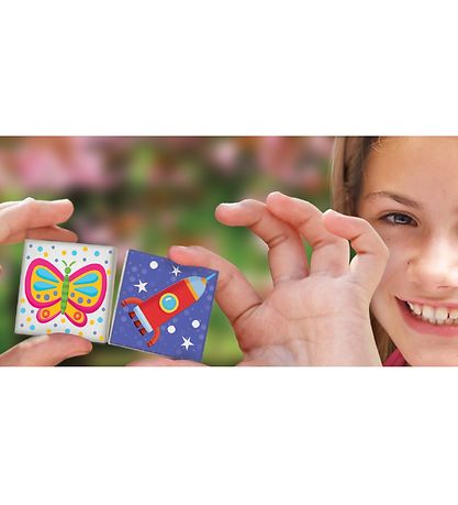 Ensemble d'aimants Paint It Yourself 4M - 10 tuiles - aimant pou