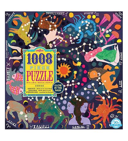 Eeboo Glow In The Dark Puzzle - 1000 Pieces - Zodiac