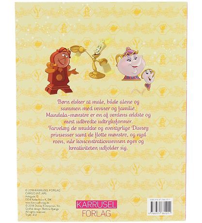 Karrusel Forlag Malbuch - Mandalas - Disney Prinzessinnen