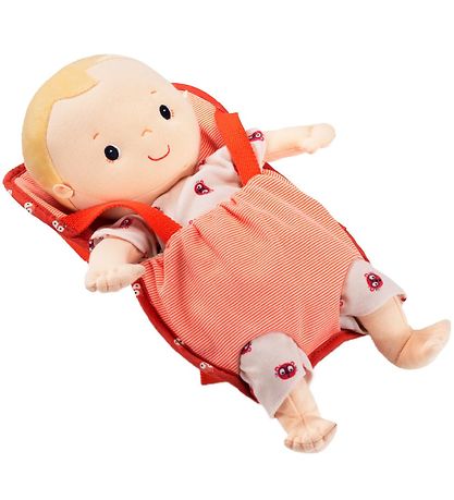 Lilliputiens Baby Doll Carrier - Red w. Pattern