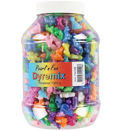Pearl'n Fun Perlur - Dýr - 1000 grömm - Perlumóðir