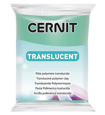 Polymère Argile Cernit - Transparent - Vert Emeraude Vert