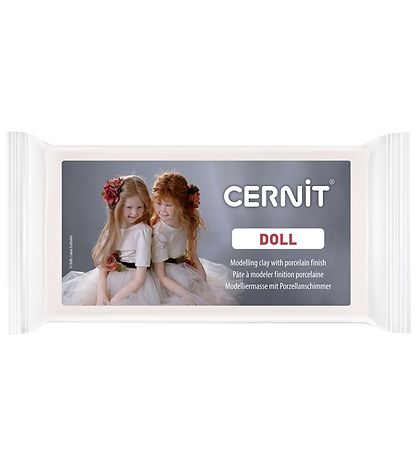 Cernit Fjölliða Leir - Doll - 500g - Hvítt
