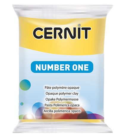 Cernit Polymer Clay - Number One - Yellow