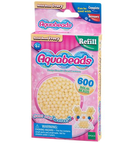 Aquabeads Perlur - 600 Stk. - Ivory