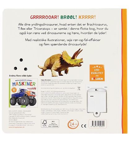 Forlaget Bolden Book - Min Vildeste Lydbog: Dinosaur - Danish