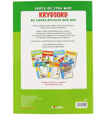Forlaget Bolden Crossword Puzzle - Skriv Og Stav - Danish