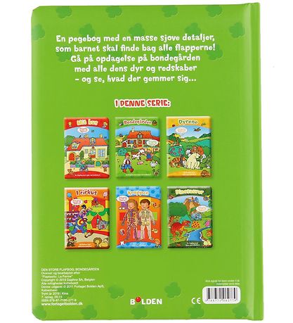 Forlaget Bolden Book - Den Store Flapbog: Bondegården - Danish