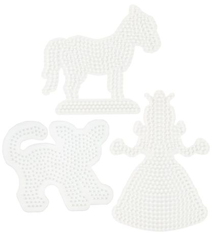Hama Midi Bügelperlensteckplatten - 3 st. - Katze/Pferd/Prinzess