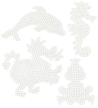 Hama Midi Perlen Steckplatten - 4 st. - Delphin/Seepferdchen/Sam